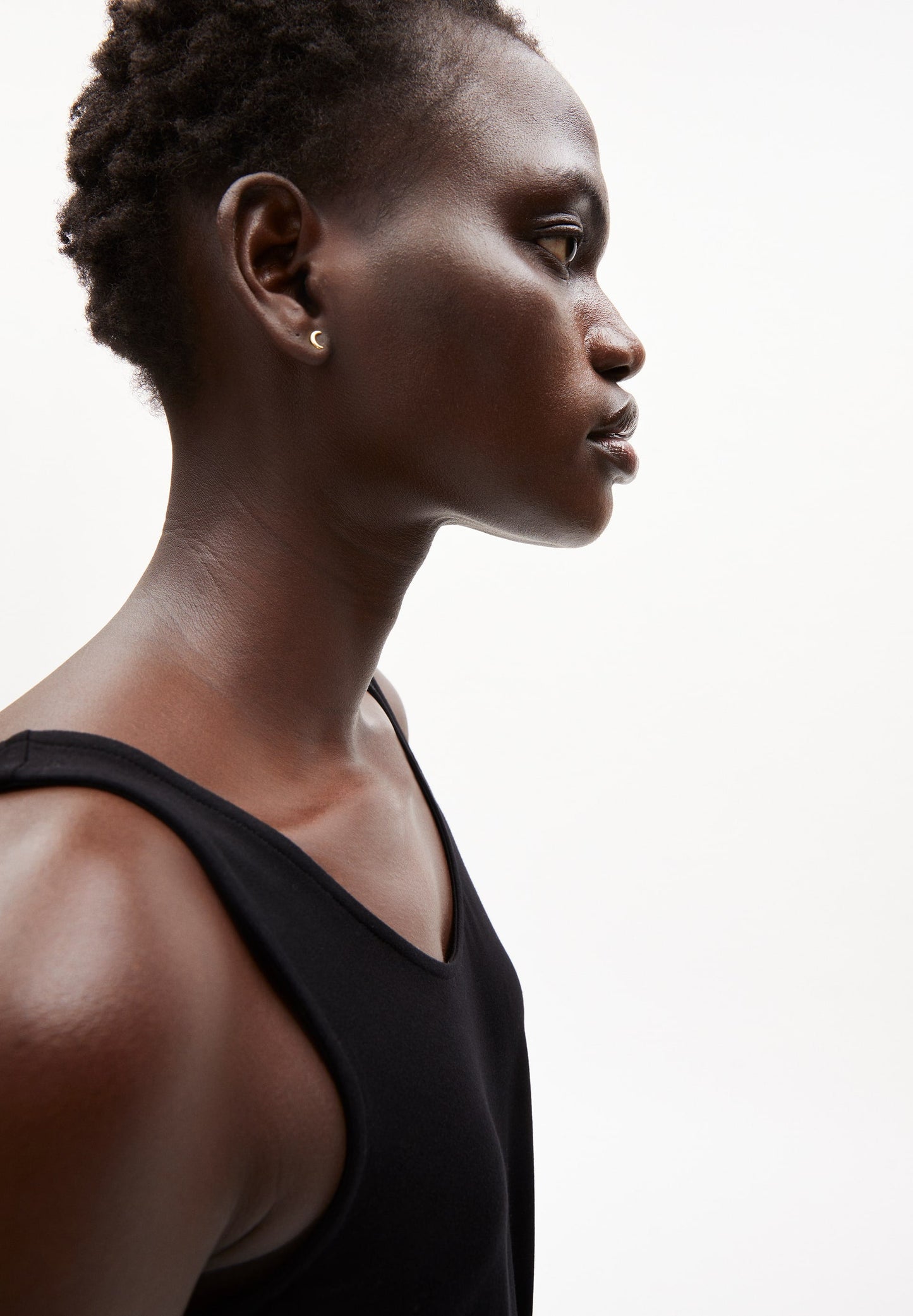 Débardeur noir en ecovero - ashraani solid black