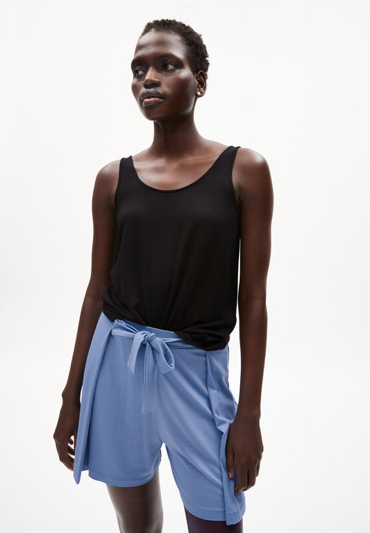 Débardeur noir en ecovero - ashraani solid black