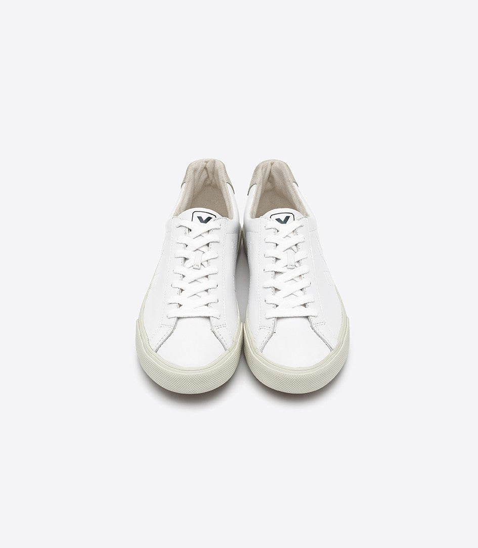 Baskets basses en cuir certifié | blanc "esplar leather extra white"
