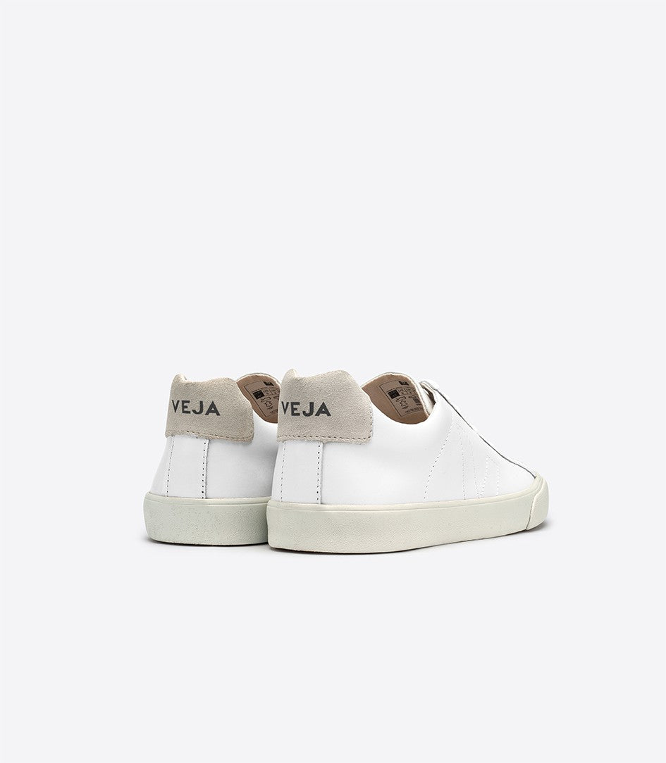 Baskets basses en cuir certifié | blanc "esplar leather extra white"