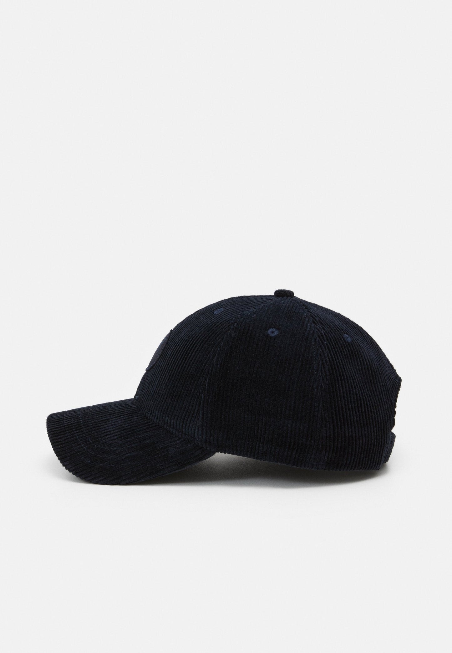 Casquette velours bleu nuit en coton bio