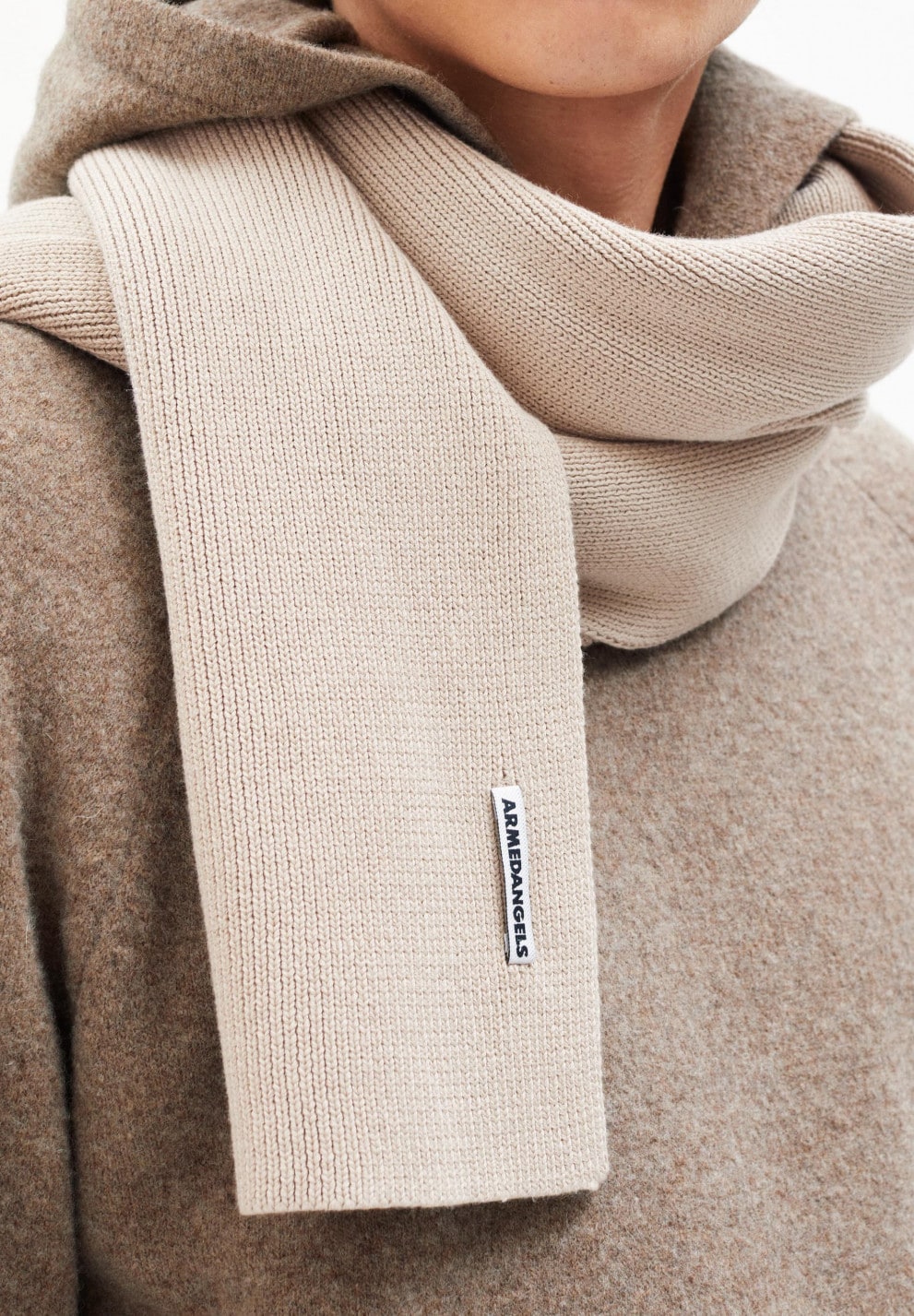 Echarpe beige - faabero soft light desert