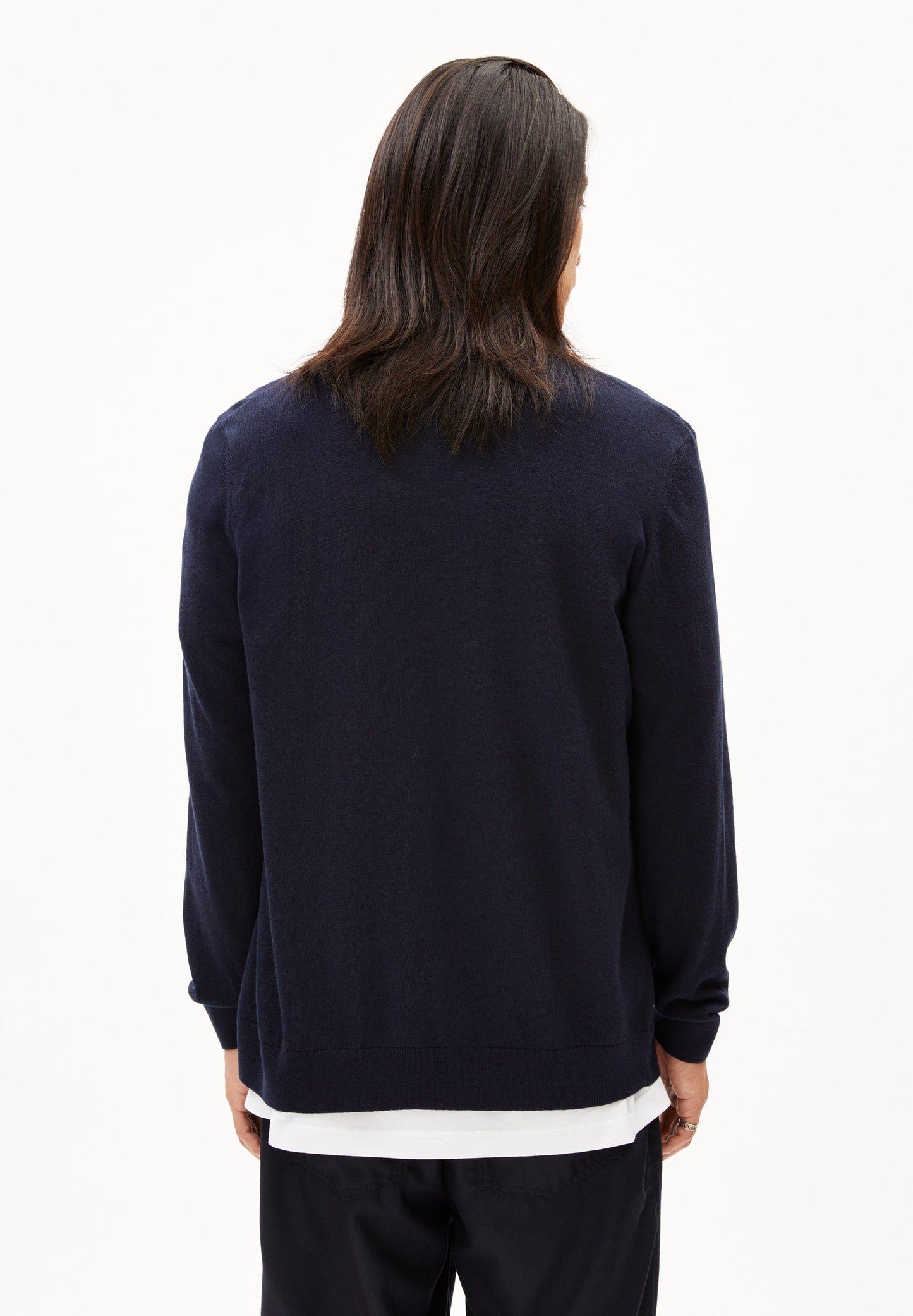 Gilet en coton bio | marine "faaustos - night sky"