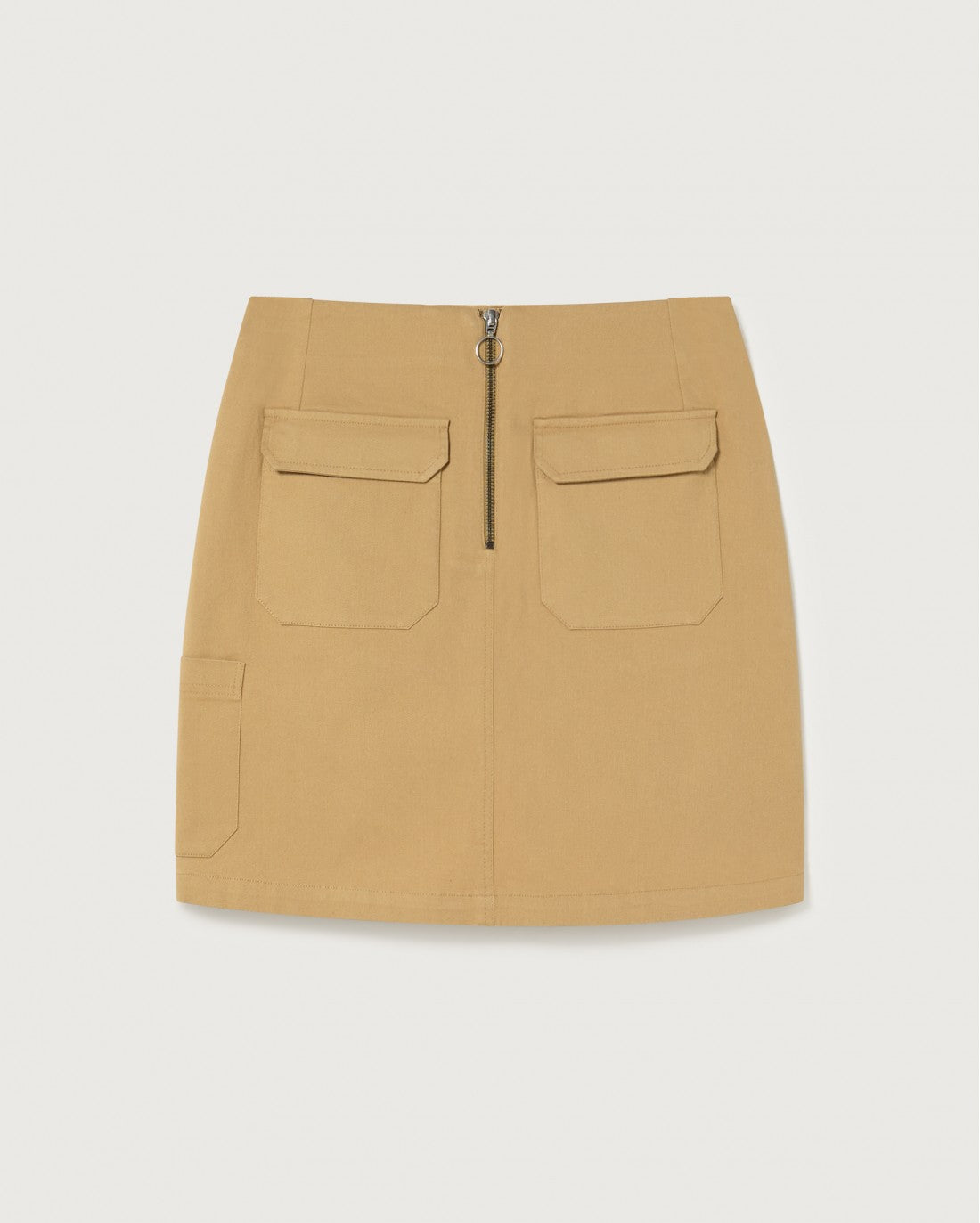 Jupe camel en coton bio - camel jackie skirt