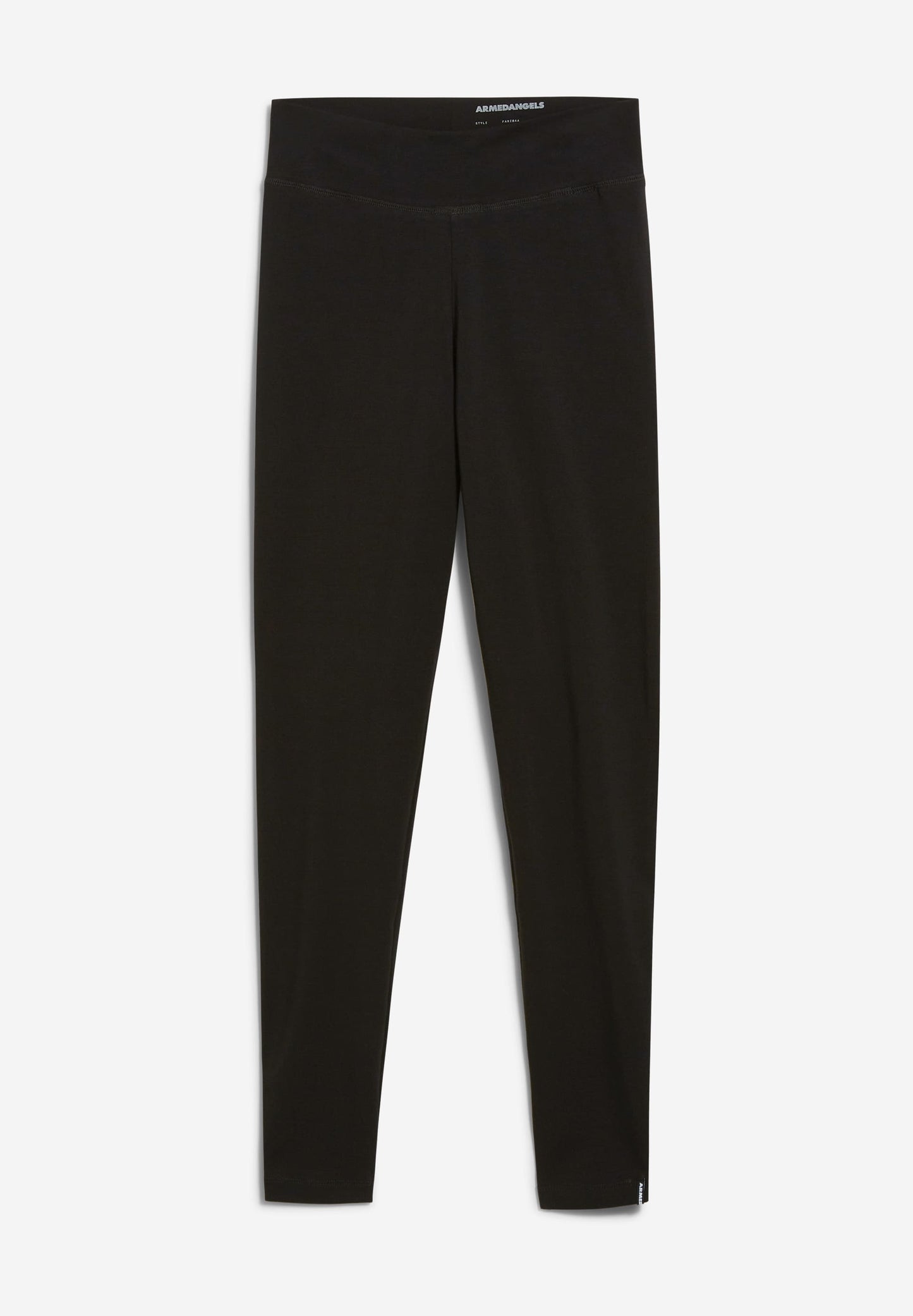 Legging noir en coton bio - Faribaa logo black