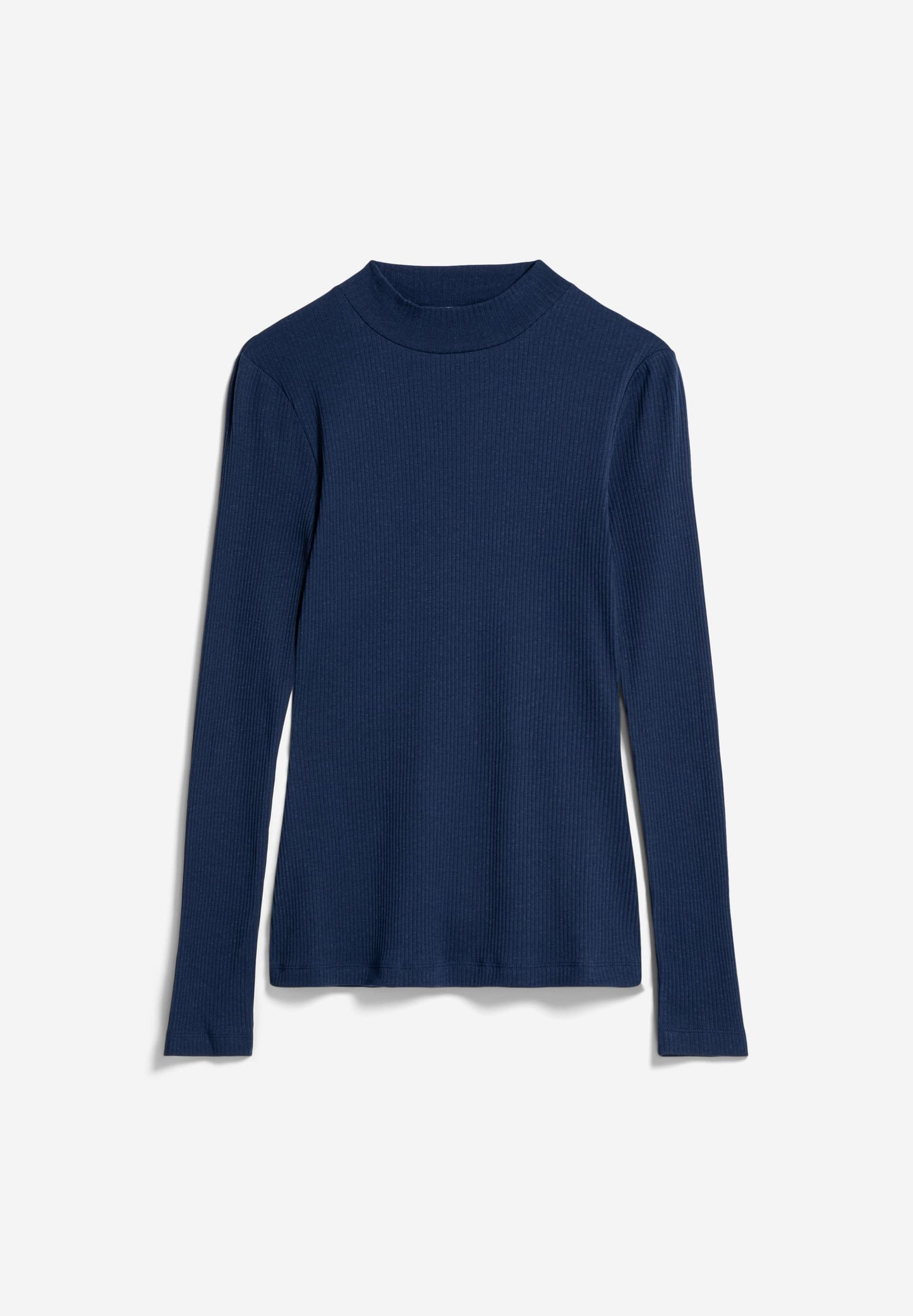 Sous-pull côtelé en coton bio | Bleu marine "fatimaa deep sea blue"