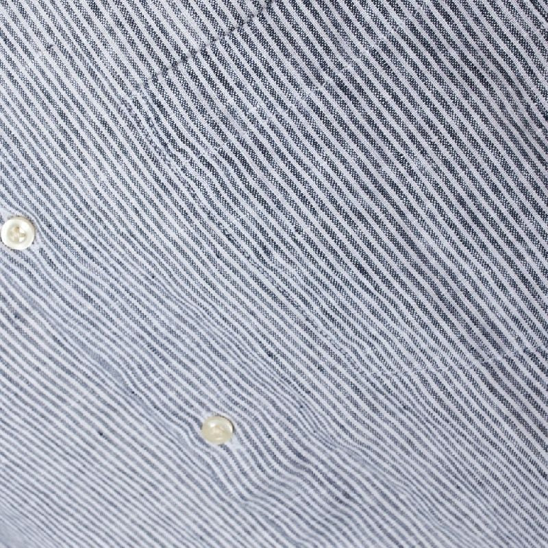 Chemise rayée en lin bio - larch