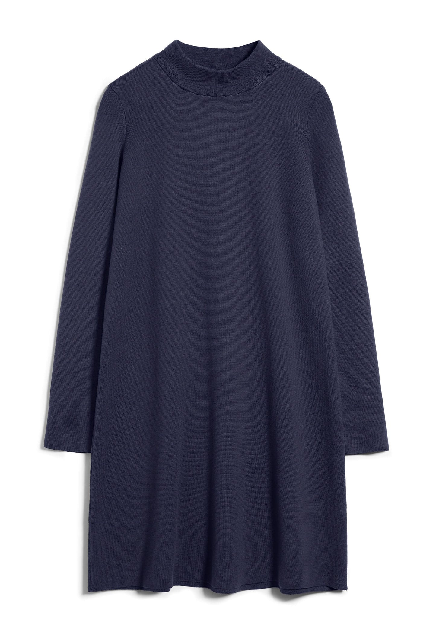 Robe pull à col cheminée marine en coton bio - friadaa night sky