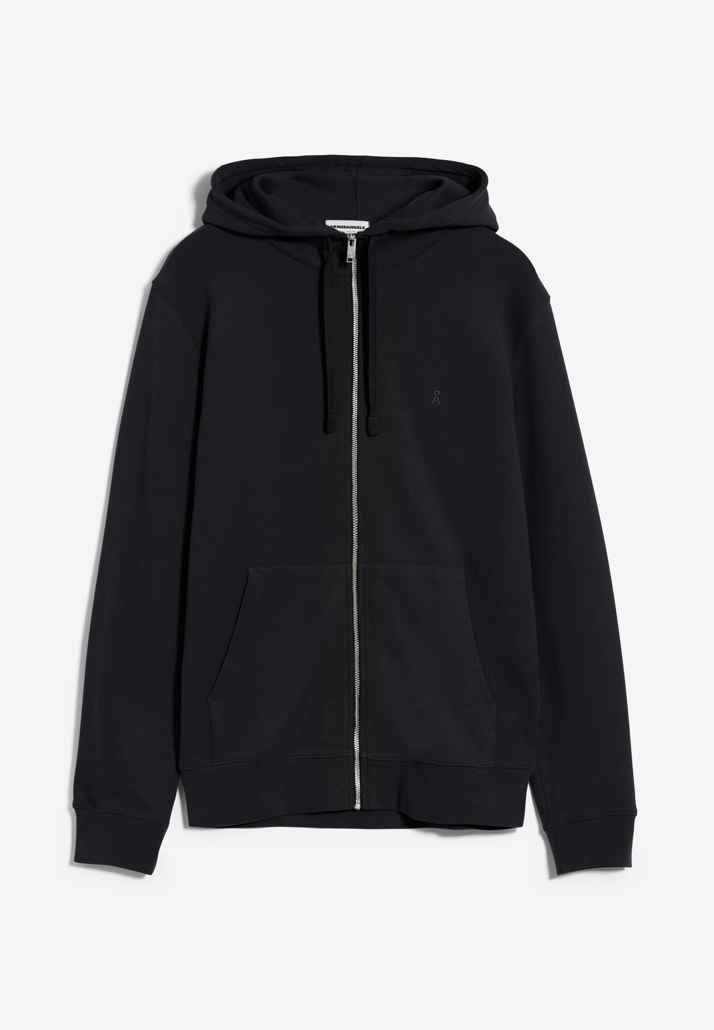 Veste zippée noire en coton bio - Gaaston comfort black