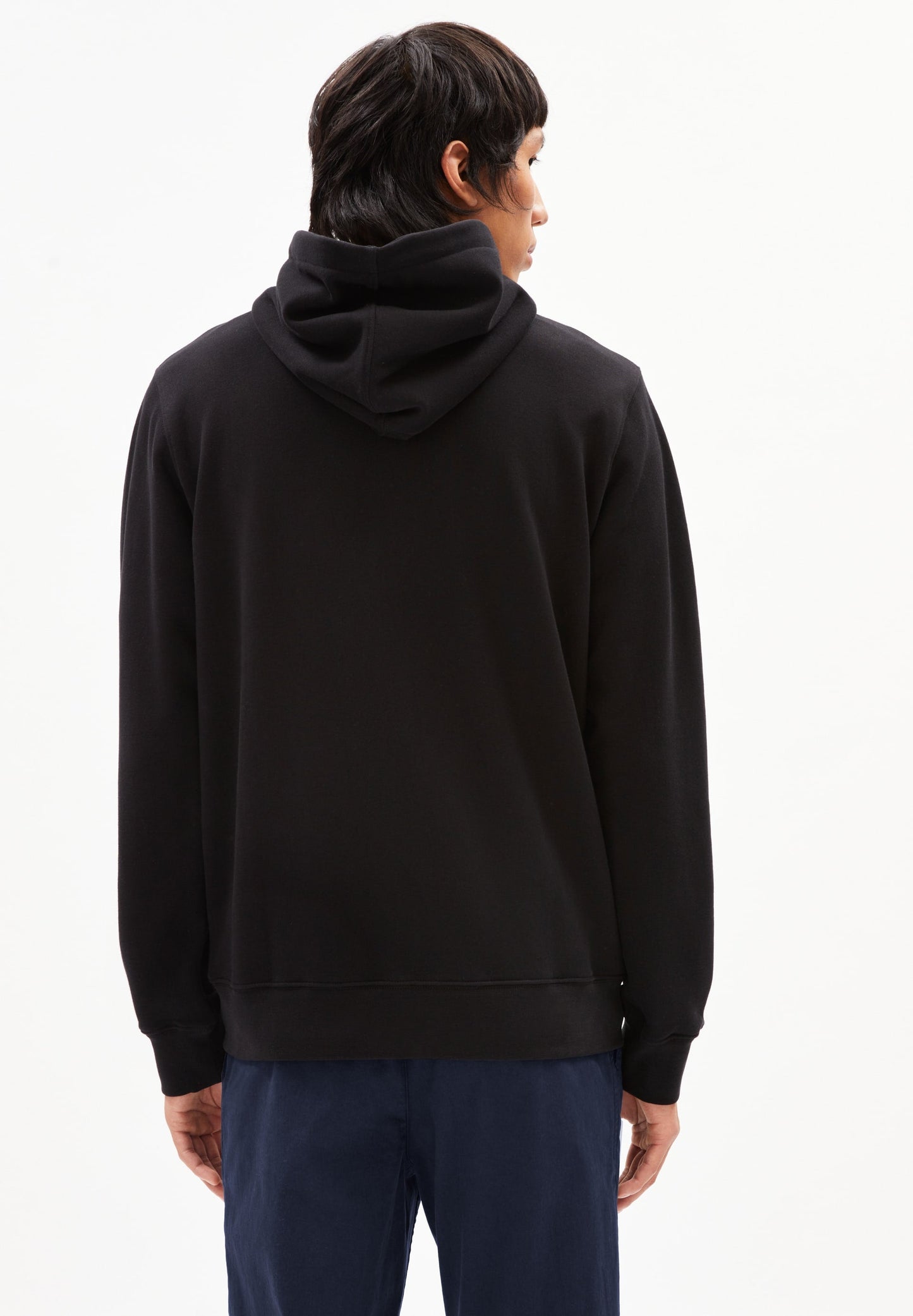 Veste zippée noire en coton bio - Gaaston comfort black
