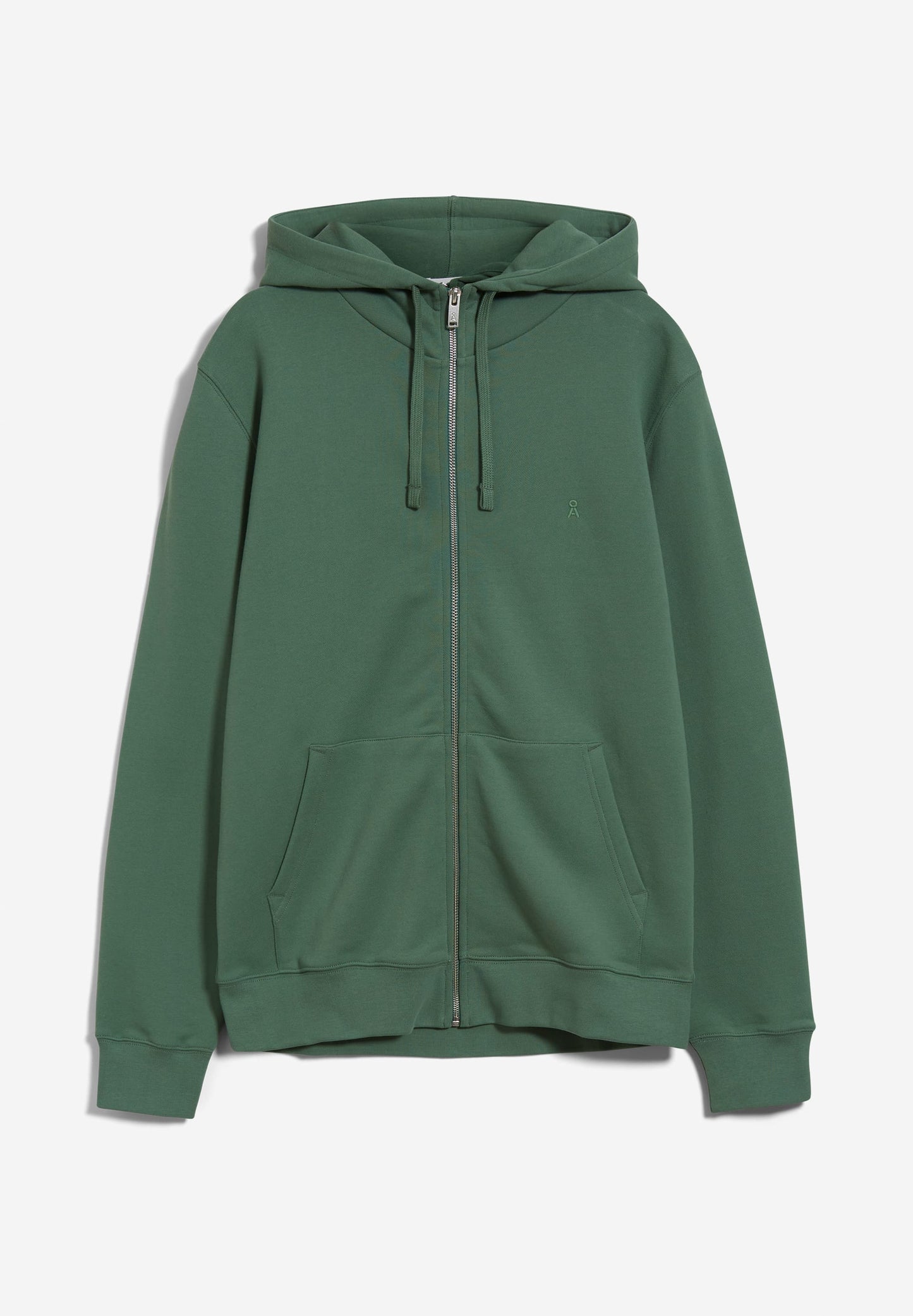 Veste zippée verte en coton bio - Gaaston comfort myrtales