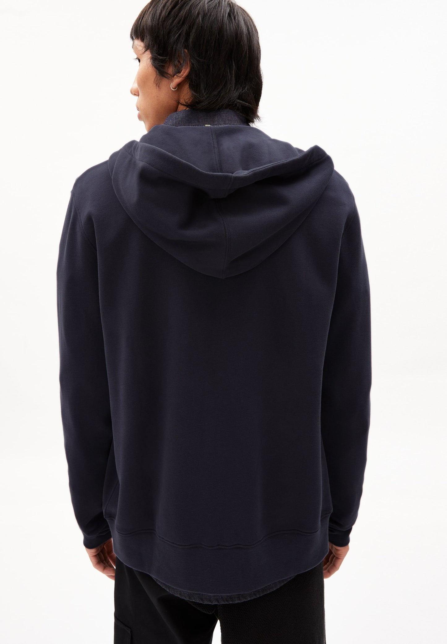 Veste zippée bleu marine en coton bio - Gaaston comfort night sky