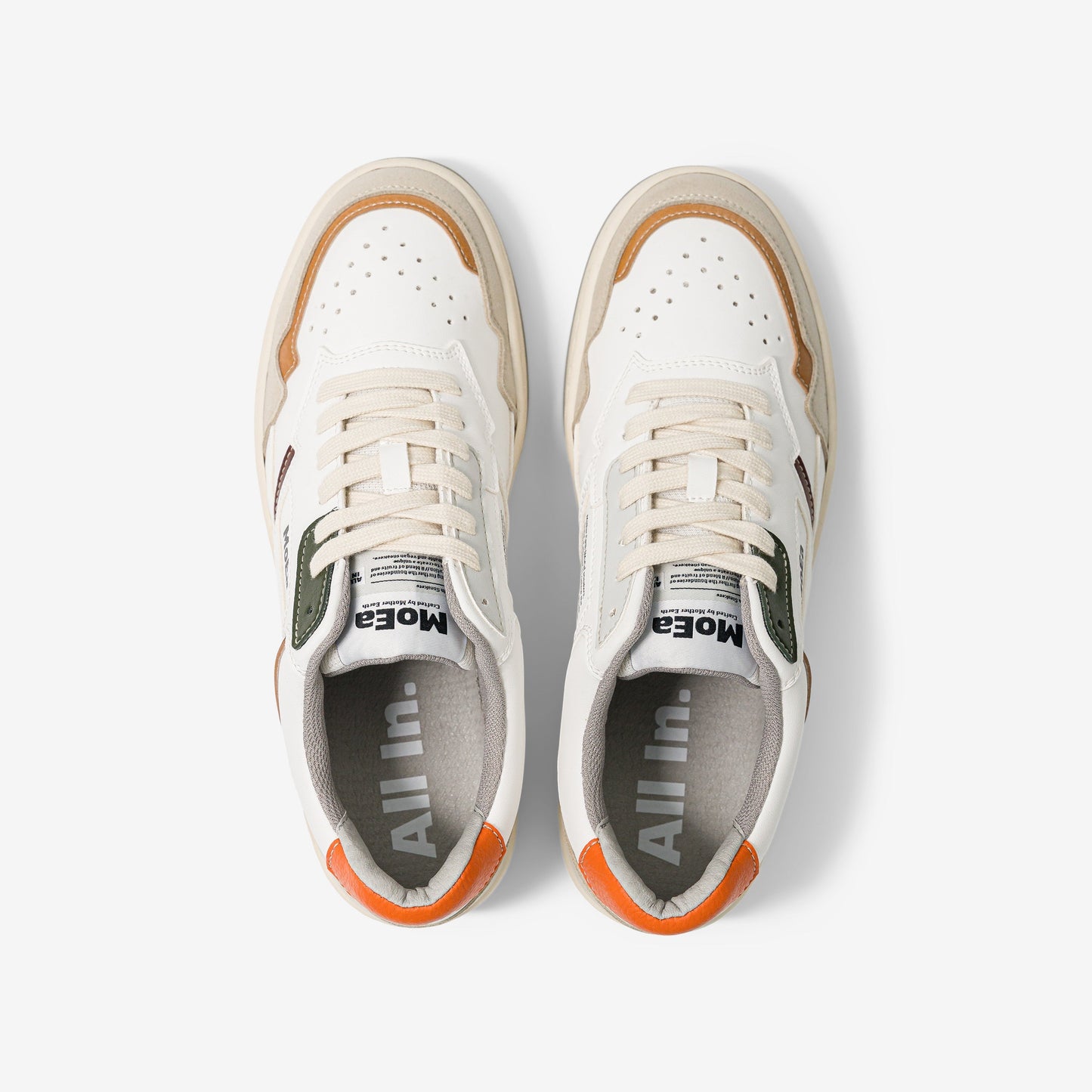 Baskets vegan en matière végétale | orange "gen1 all in pumpkin"