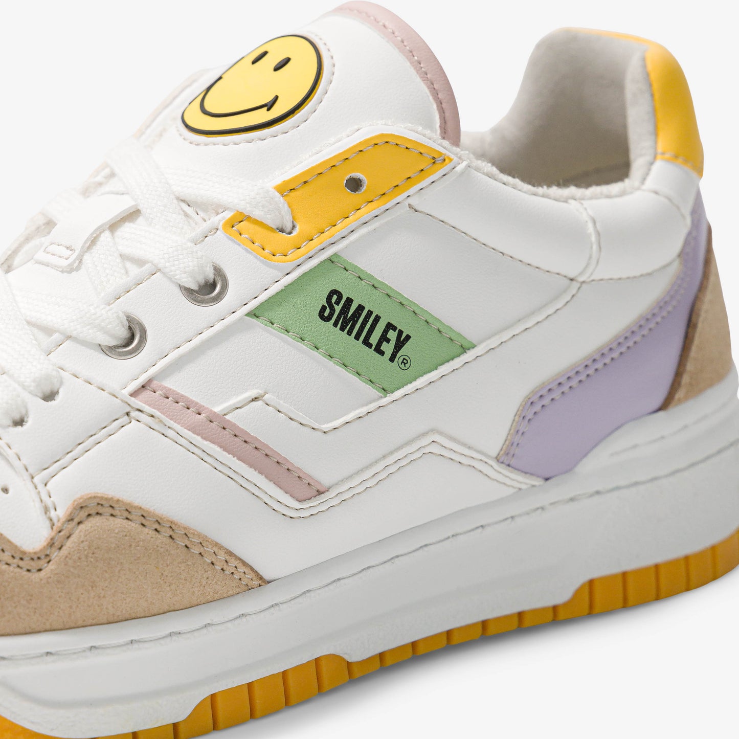 Baskets vegan en matière végétale | pastel "gen2 smiley x moea pastel drop"