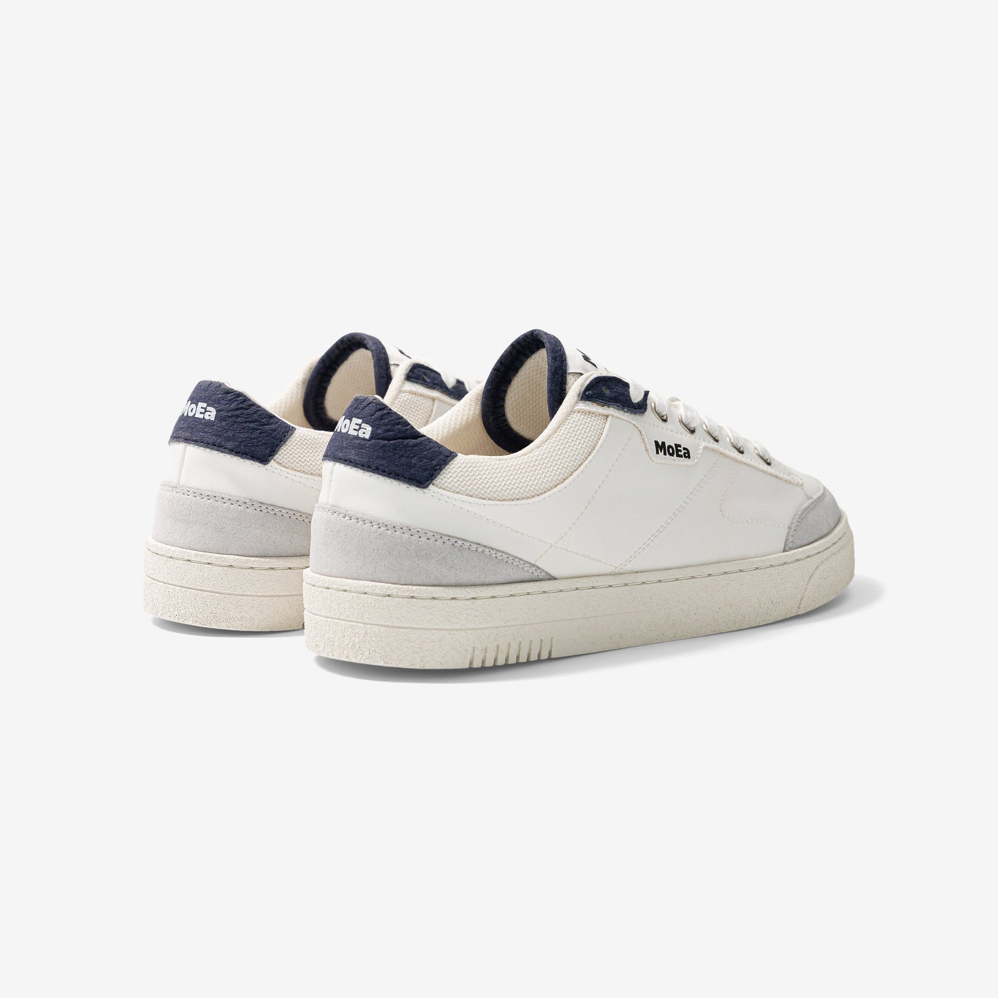 Baskets vegan en matière végétale | bleu "gen3 mushroom white & navy"