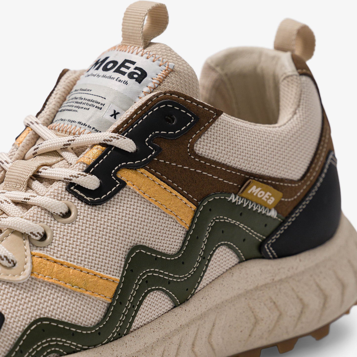 Baskets vegan | multicolore "gen7 - cactus x pineapple - green yellow"