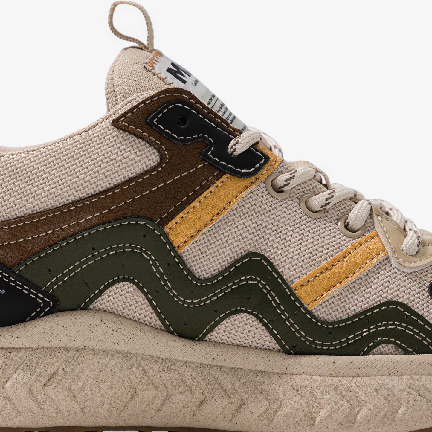Baskets vegan | multicolore "gen7 - cactus x pineapple - green yellow"