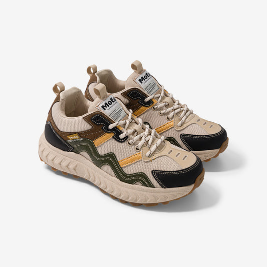 Baskets vegan | multicolore "gen7 - cactus x pineapple - green yellow"