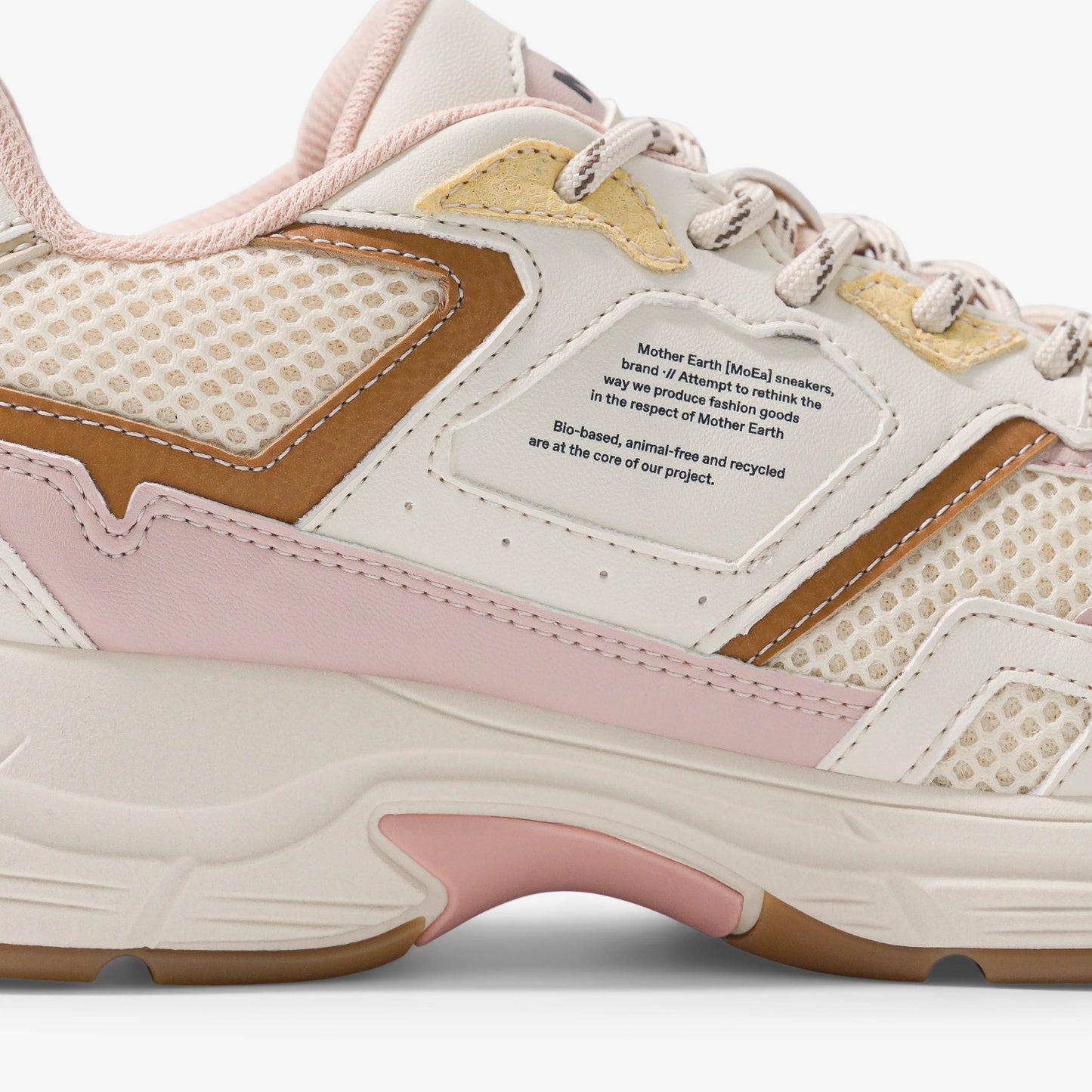 Baskets vegan | Gen8 - corn x pineapple - brown yellow - camel & pink