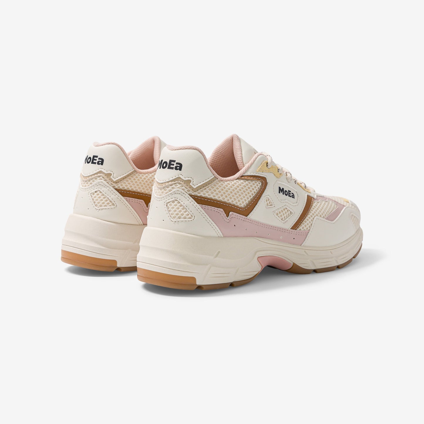 Baskets vegan | Gen8 - corn x pineapple - brown yellow - camel & pink