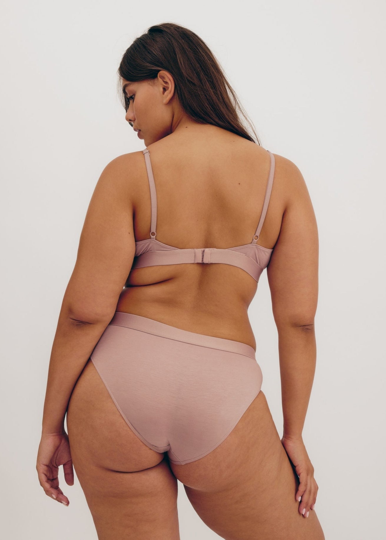 Soutien-gorge en tencel | rose "soft touch bralette dusty rose"