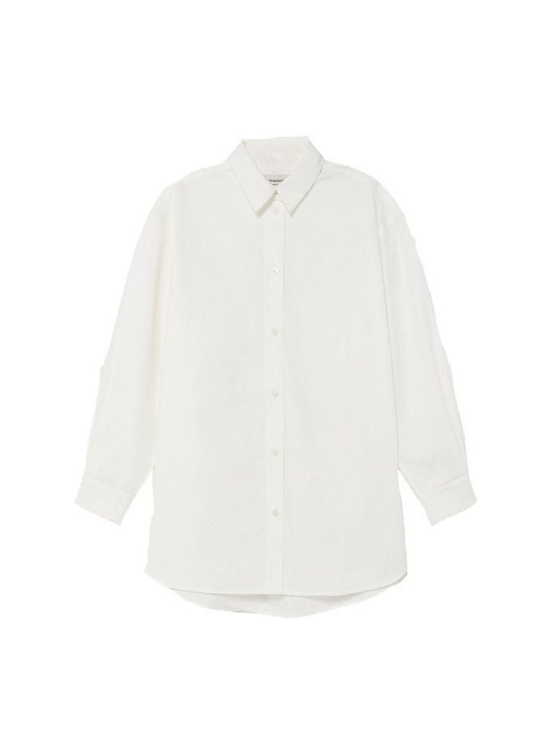 Chemise oversize blanche en coton bio - gia oversize blouse snow white