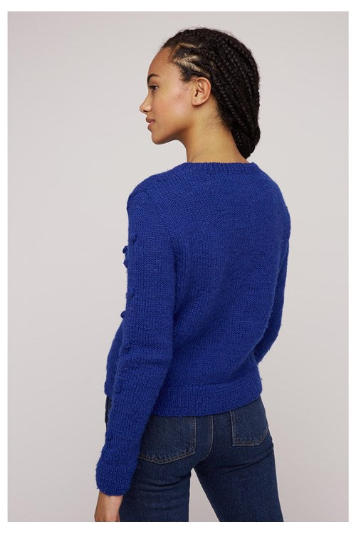 Pull bleu en laine - gigi