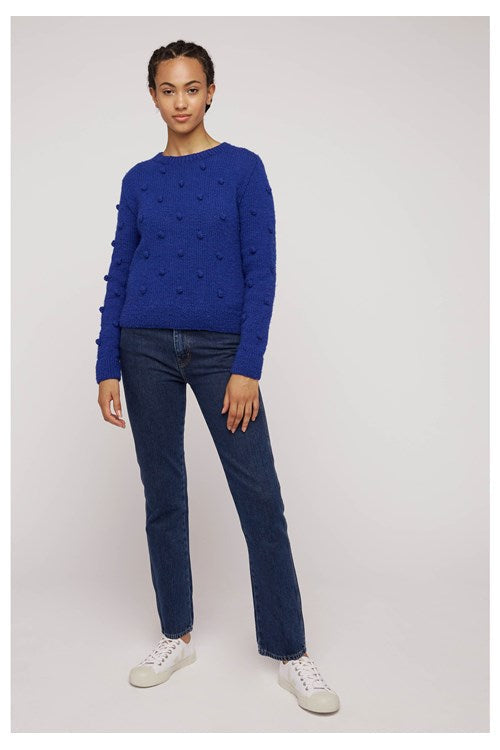 Pull bleu en laine - gigi