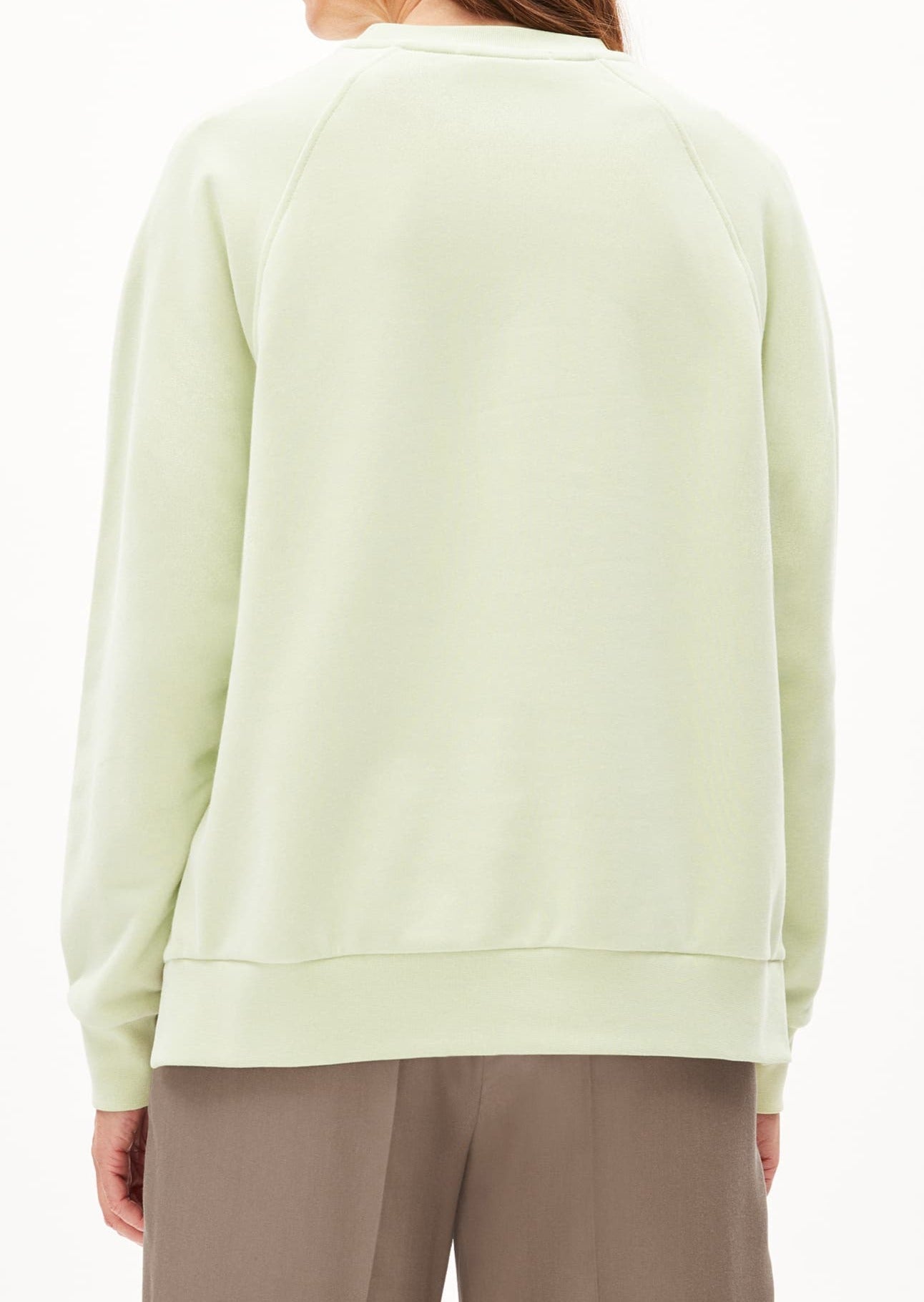 Sweat ample en coton bio | vert "giovannaa pastel green"