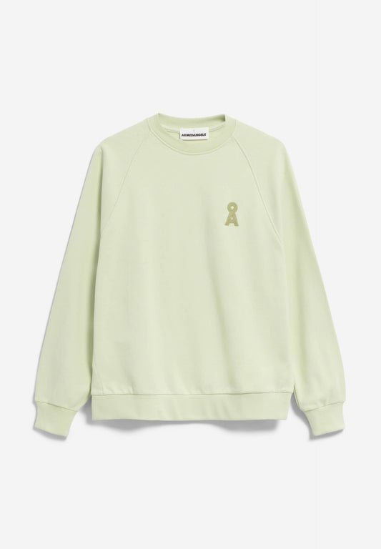 Sweat ample en coton bio | vert "giovannaa pastel green"