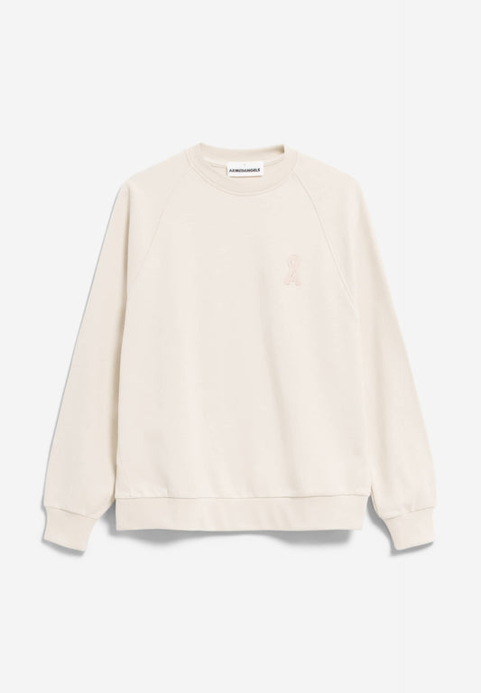 Sweat ample en coton bio | écru "giovannaa undyed"