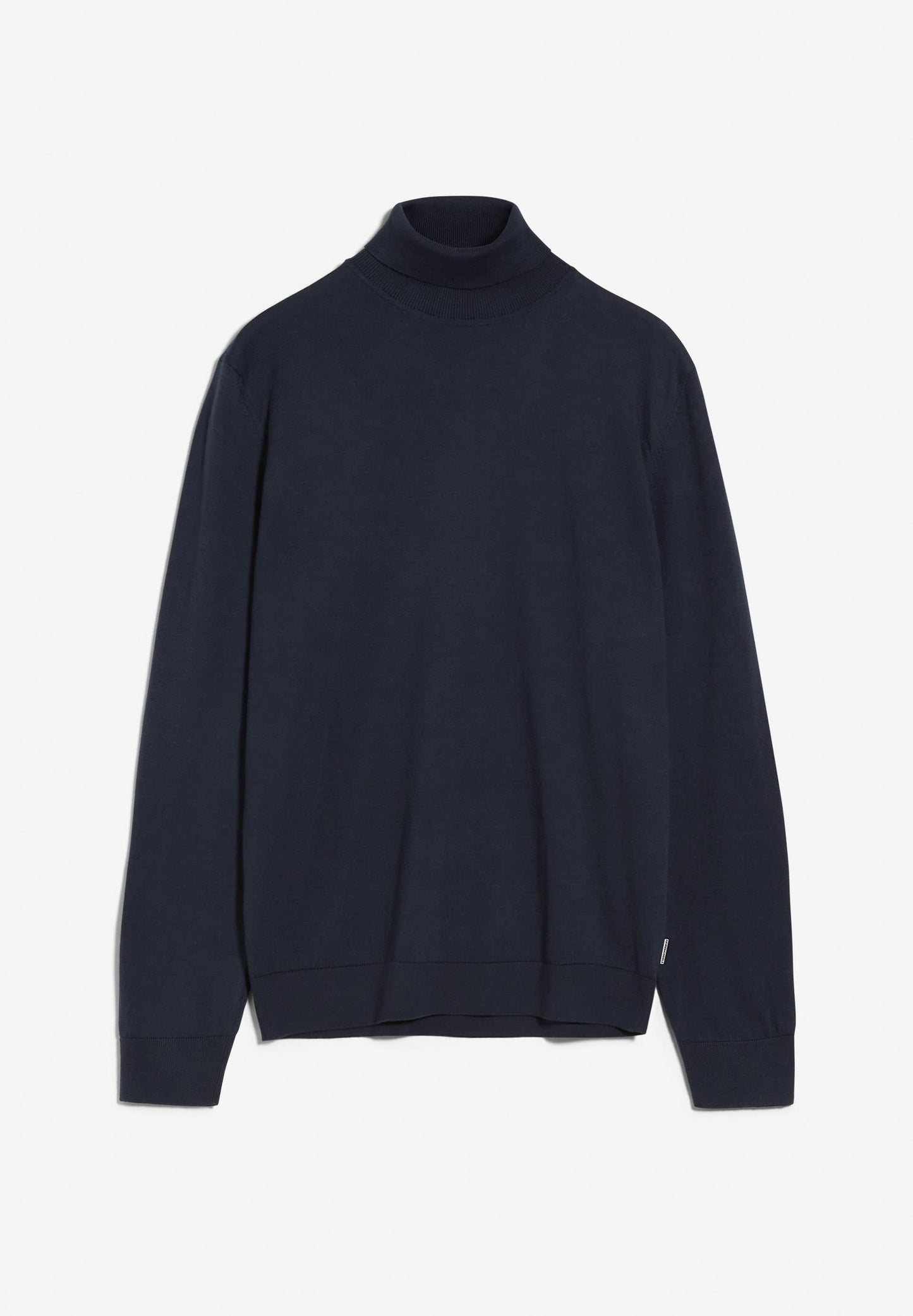 Pull col roulé en coton bio | Marine "glaan night sky"