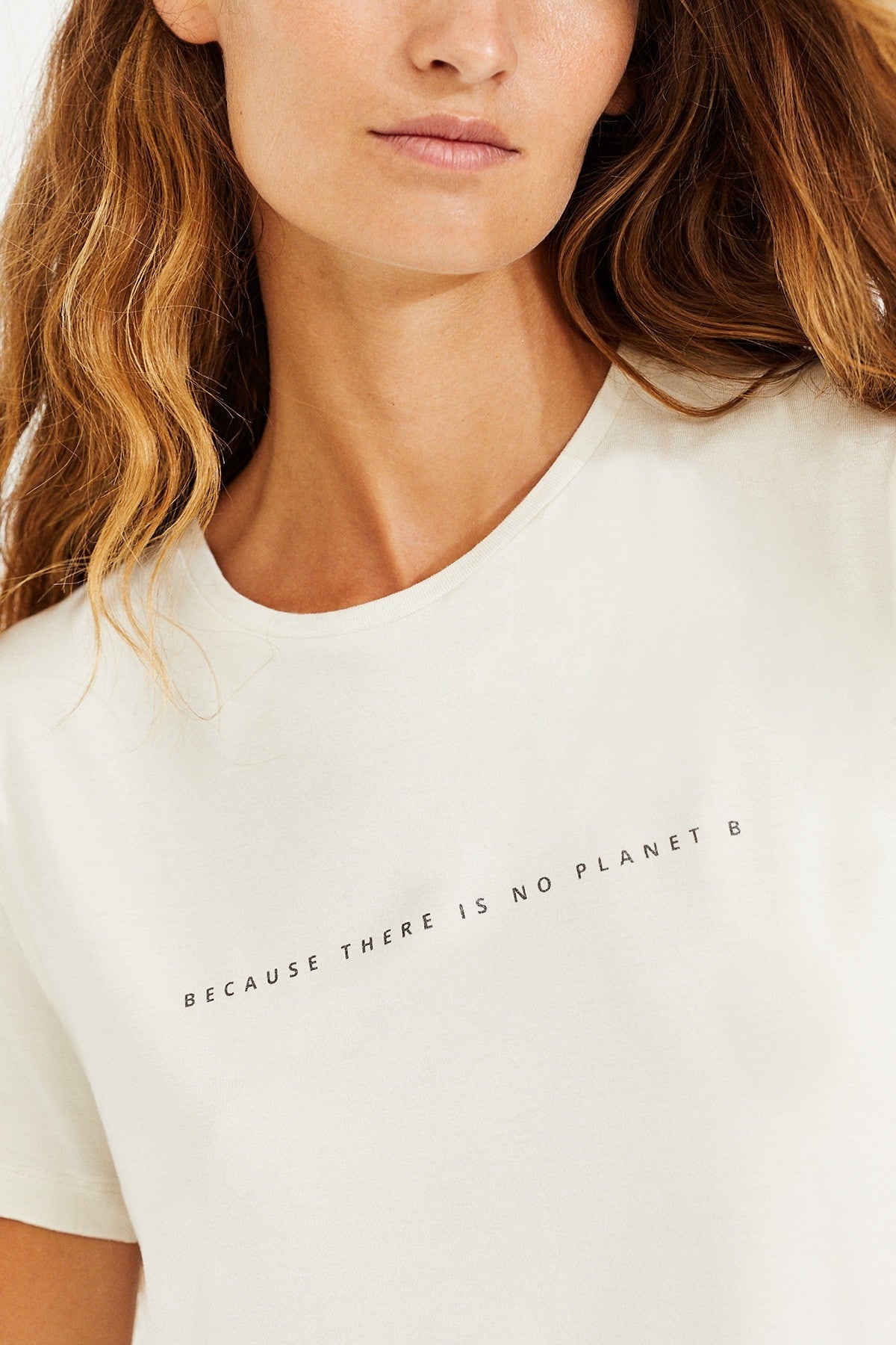 T-shirt écru en lenzing - GOING
