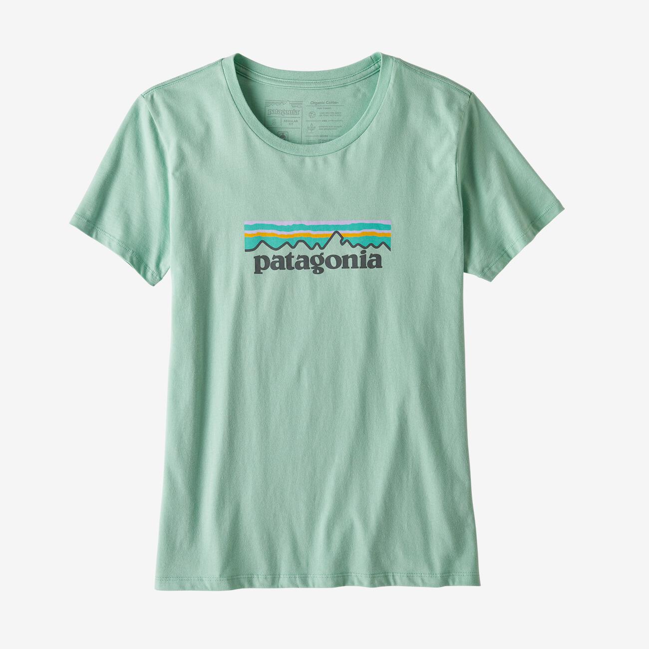 T-shirt imprimé vert pâle en coton bio - Pastel P6