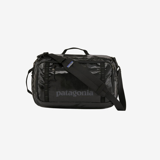 Sac à dos noir en polyester et nylon recyclé - black hole