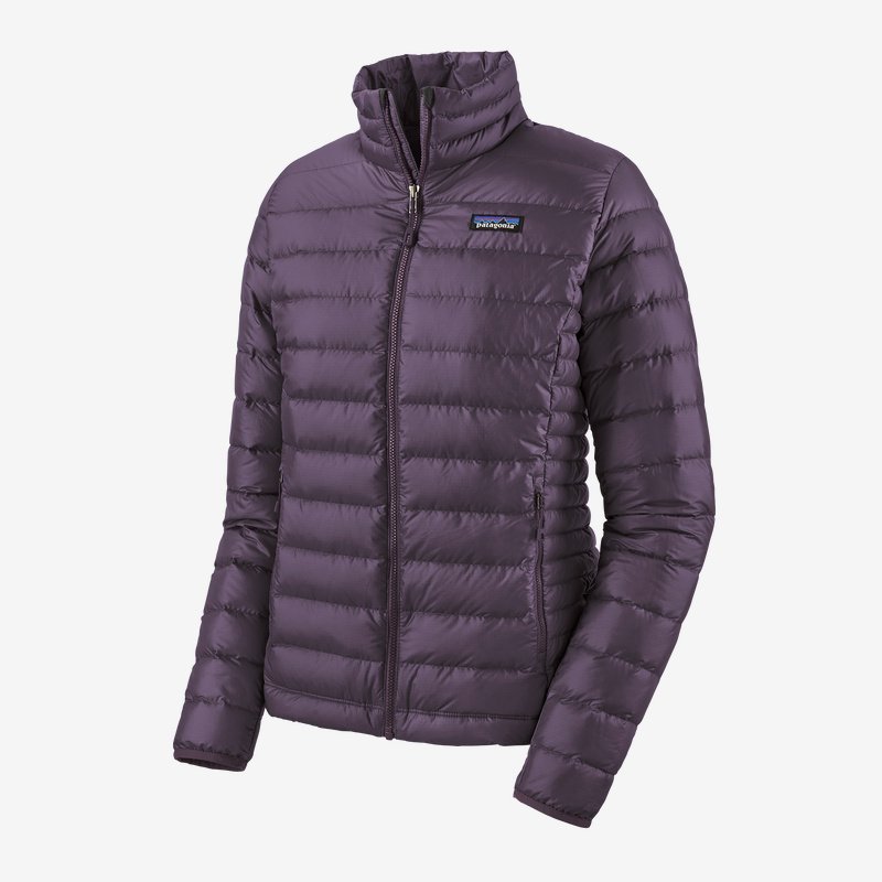 Doudoune violette en recyclé - down sweater