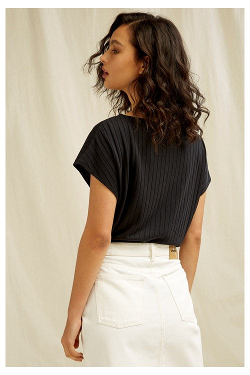 T-shirt rayé en tencel et coton bio - Gretchen