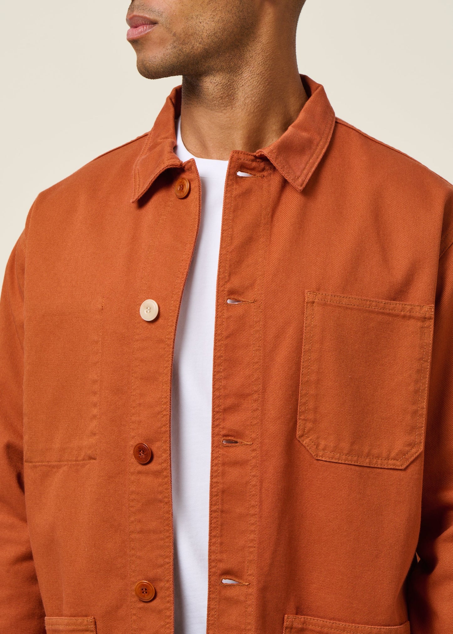 Veste en coton bio | orange "canyon sergi jacket"