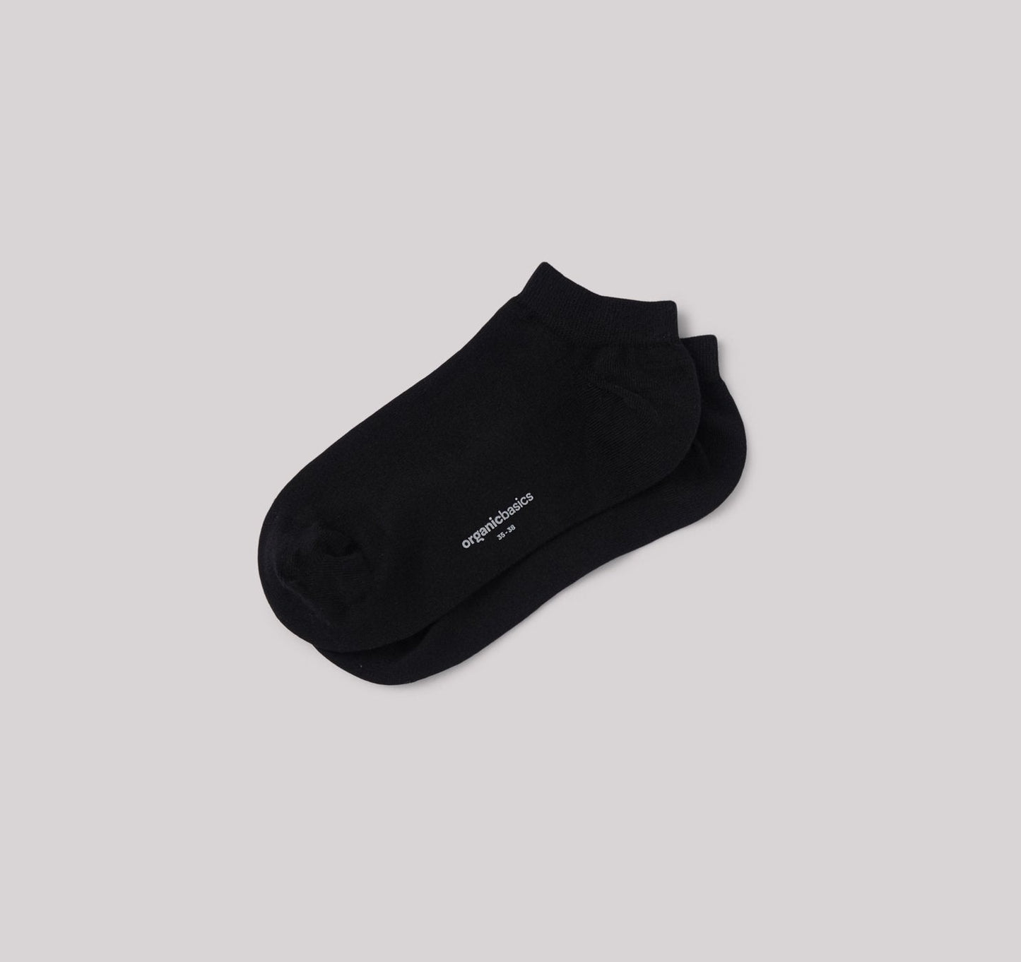 Pack 2 paires de chaussettes basses en coton bio | Noir "black"
