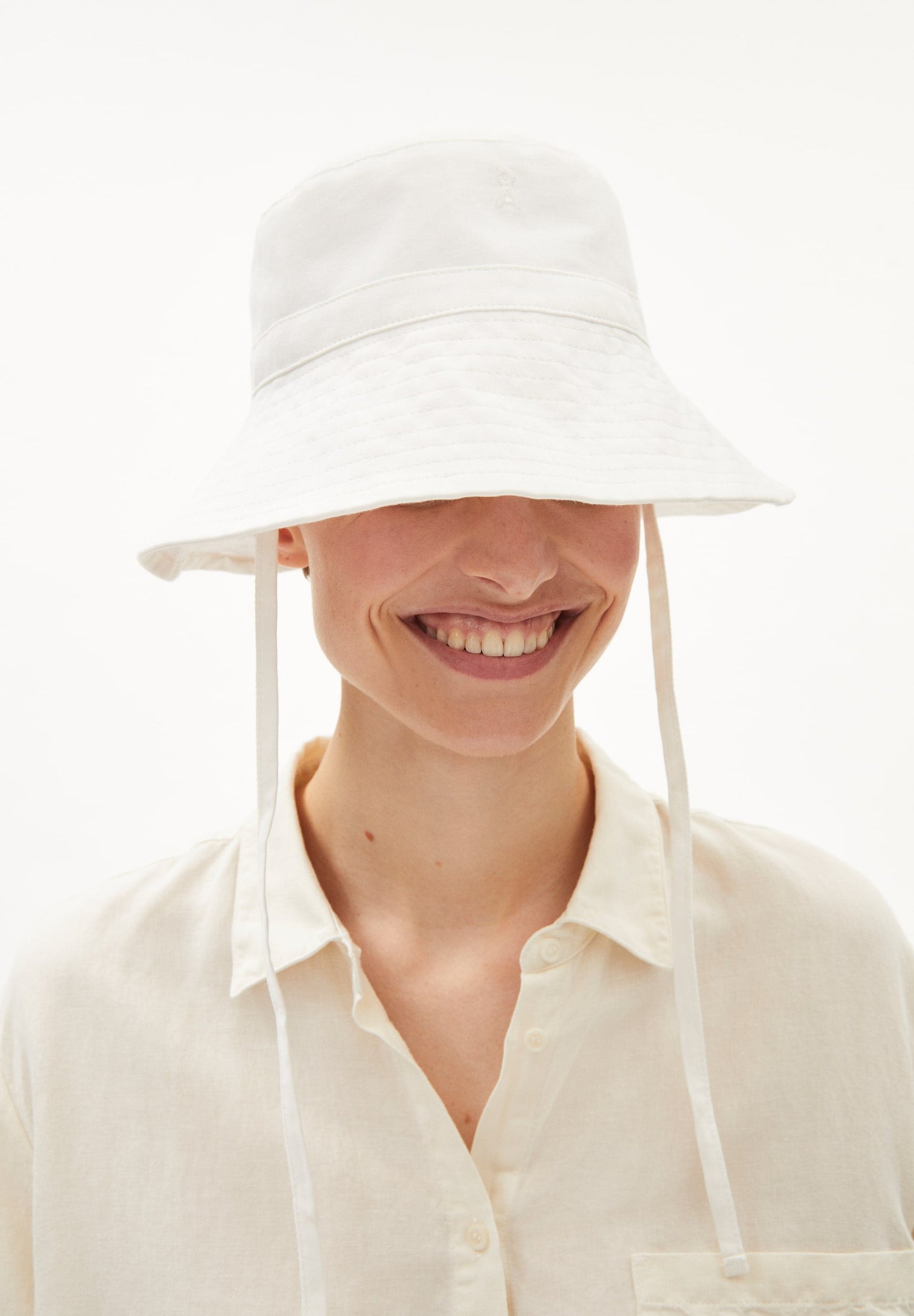 Bob blanc en lin et coton bio - haaley off white