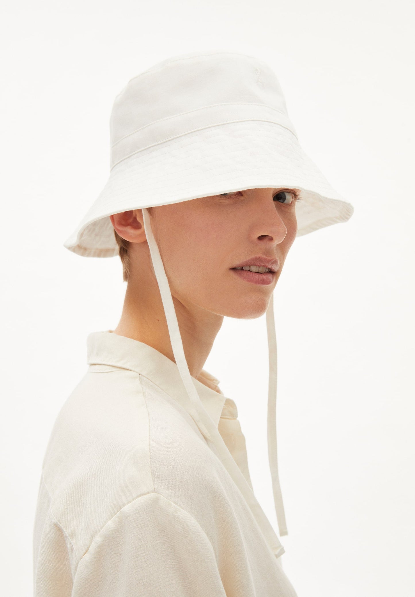 Bob blanc en lin et coton bio - haaley off white