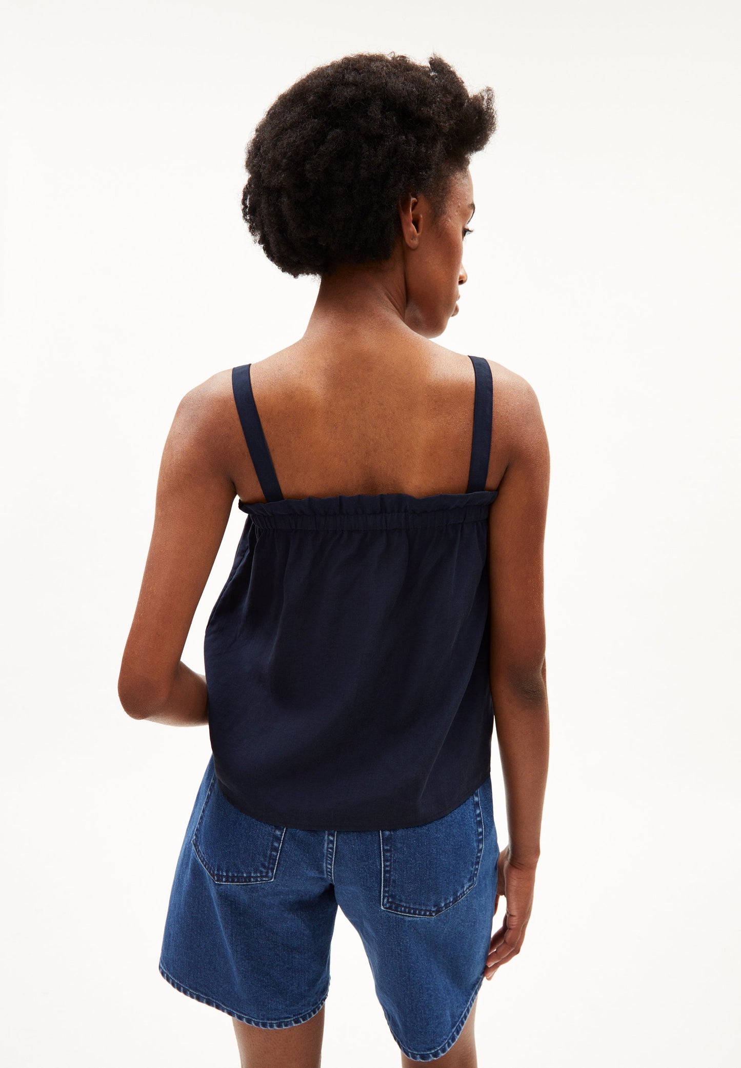 Top léger marine en tencel - haraldaa night sky