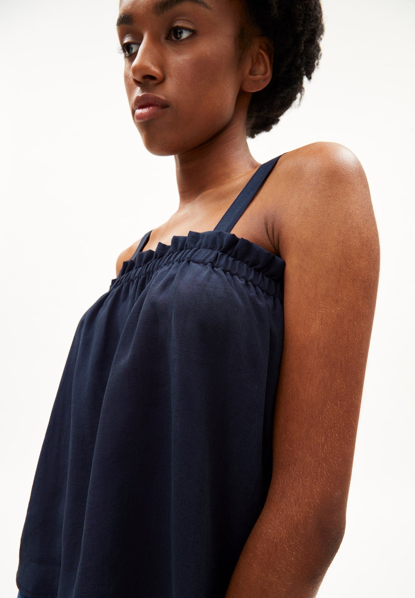 Top léger marine en tencel - haraldaa night sky
