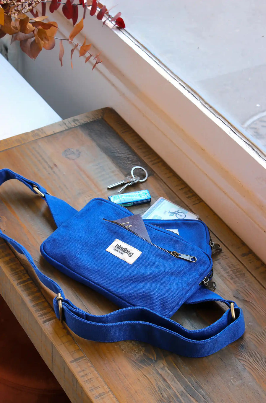 Banane en coton bio | Bleu éléctrique "harry bleu electrique"