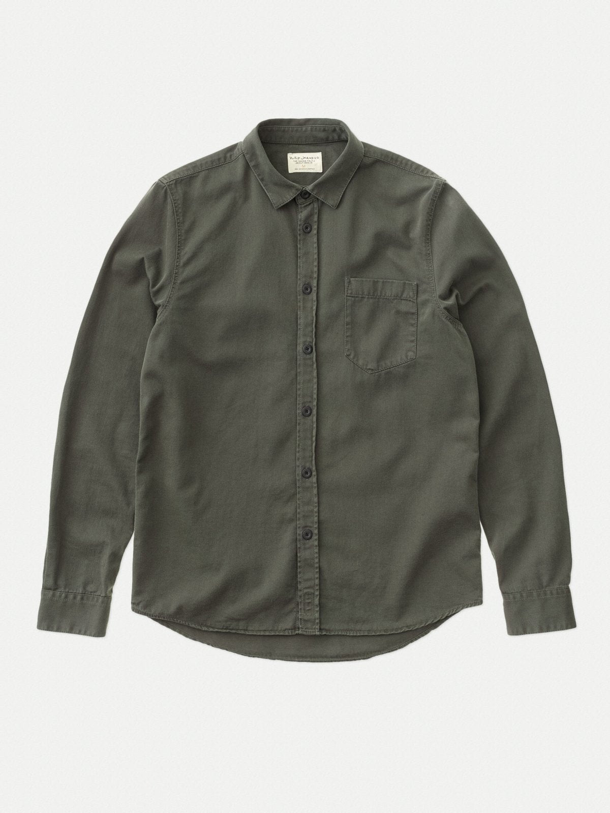 Chemise kaki en coton bio - Henry