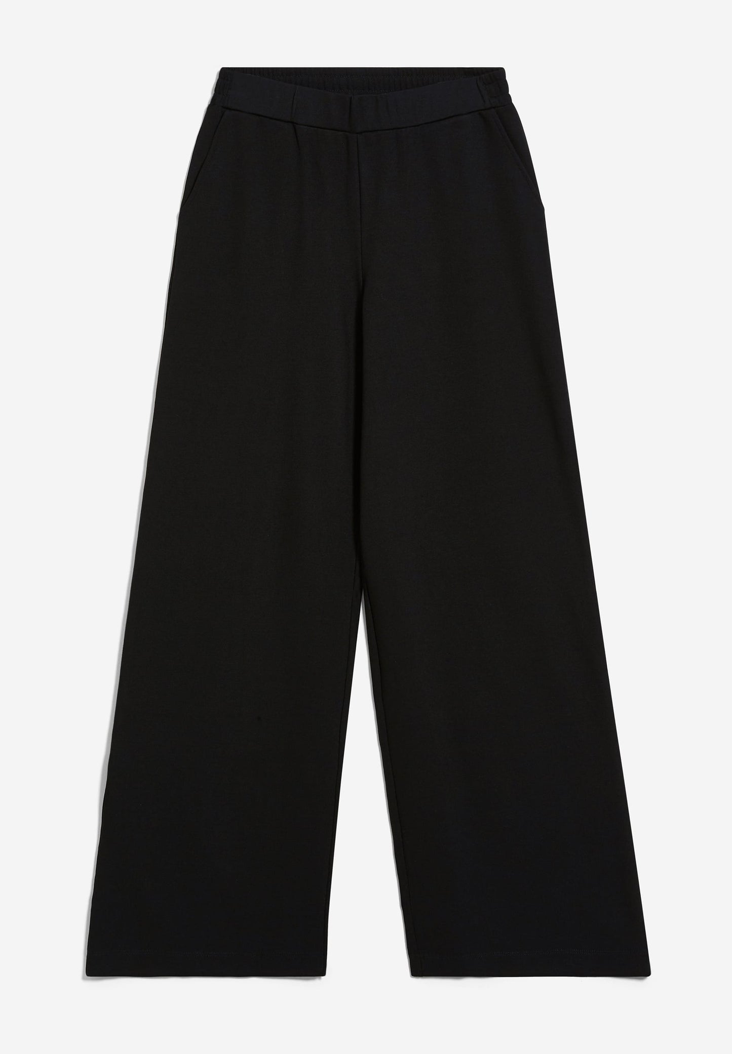 Pantalon ample cargo en coton bio | noir "catiaa - black"