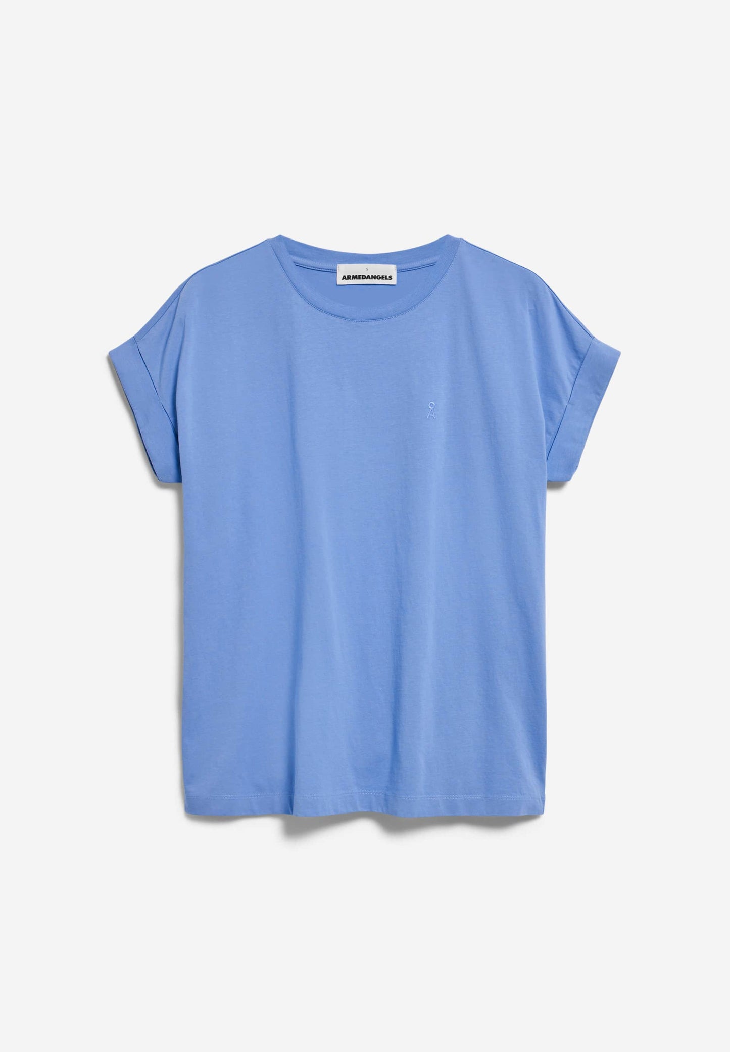 T-shirt en coton bio | Bleu "idaara blue bloom"