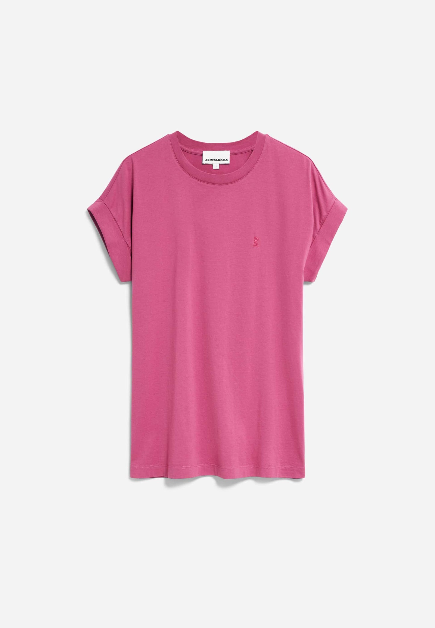 T-shirt en coton bio | rose "idaara crushed berry"