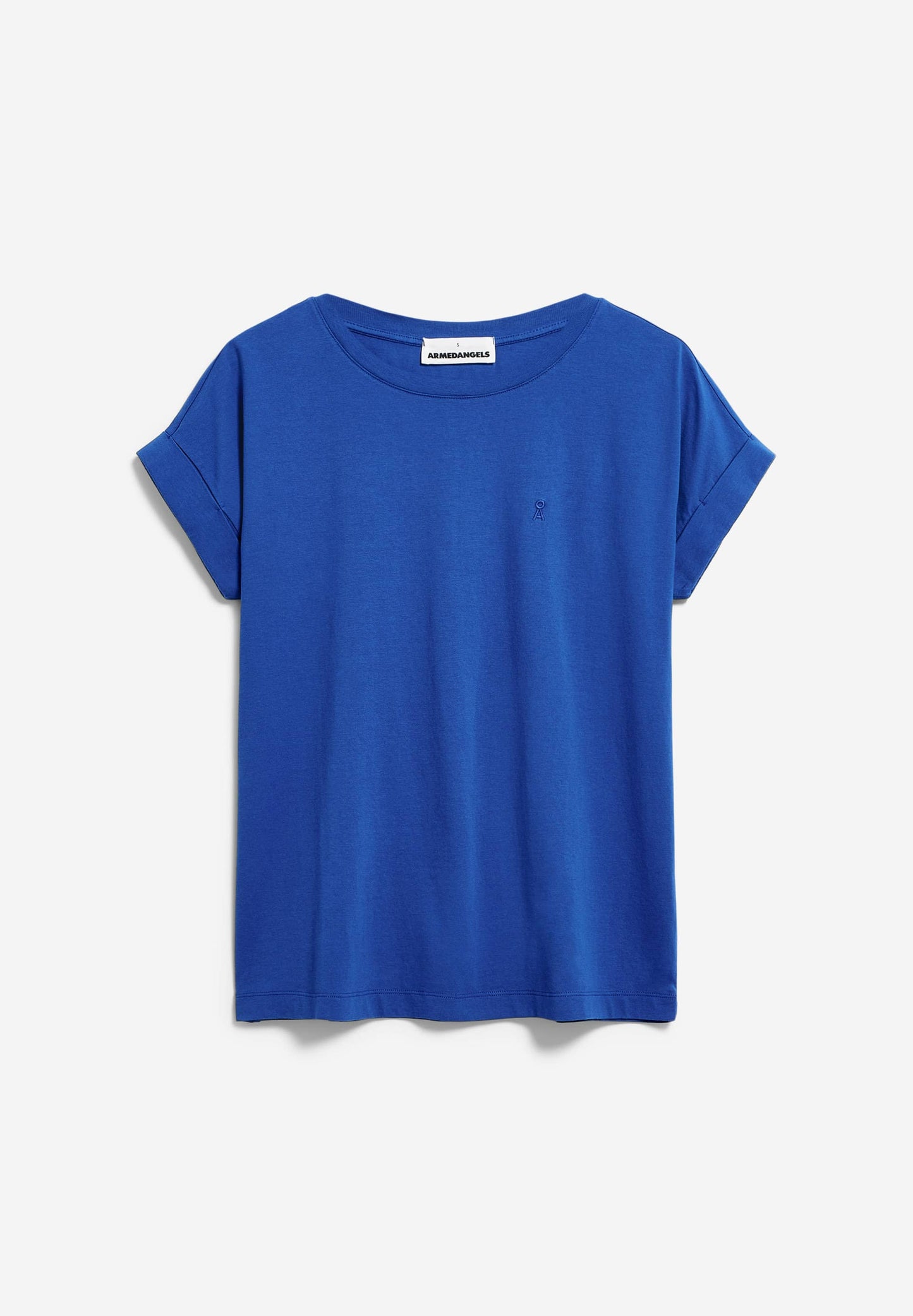 T-shirt en coton bio | bleu "idaara dynamo blue"