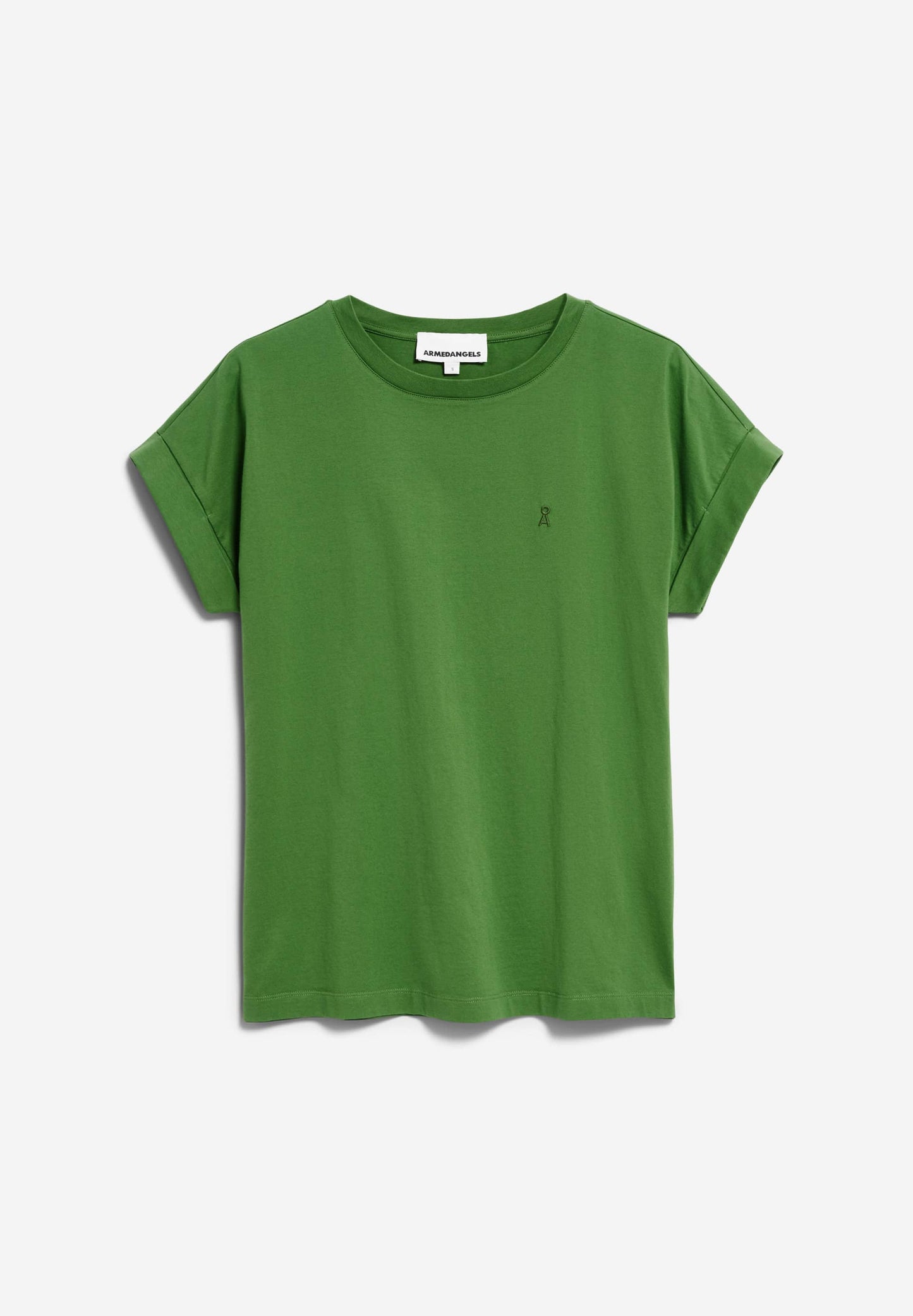 T-shirt en coton bio | vert "idaara ivy green"